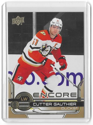 2024-25 Upper Deck Extended Series Encore Gold CUTTER GAUTHIER #E-21