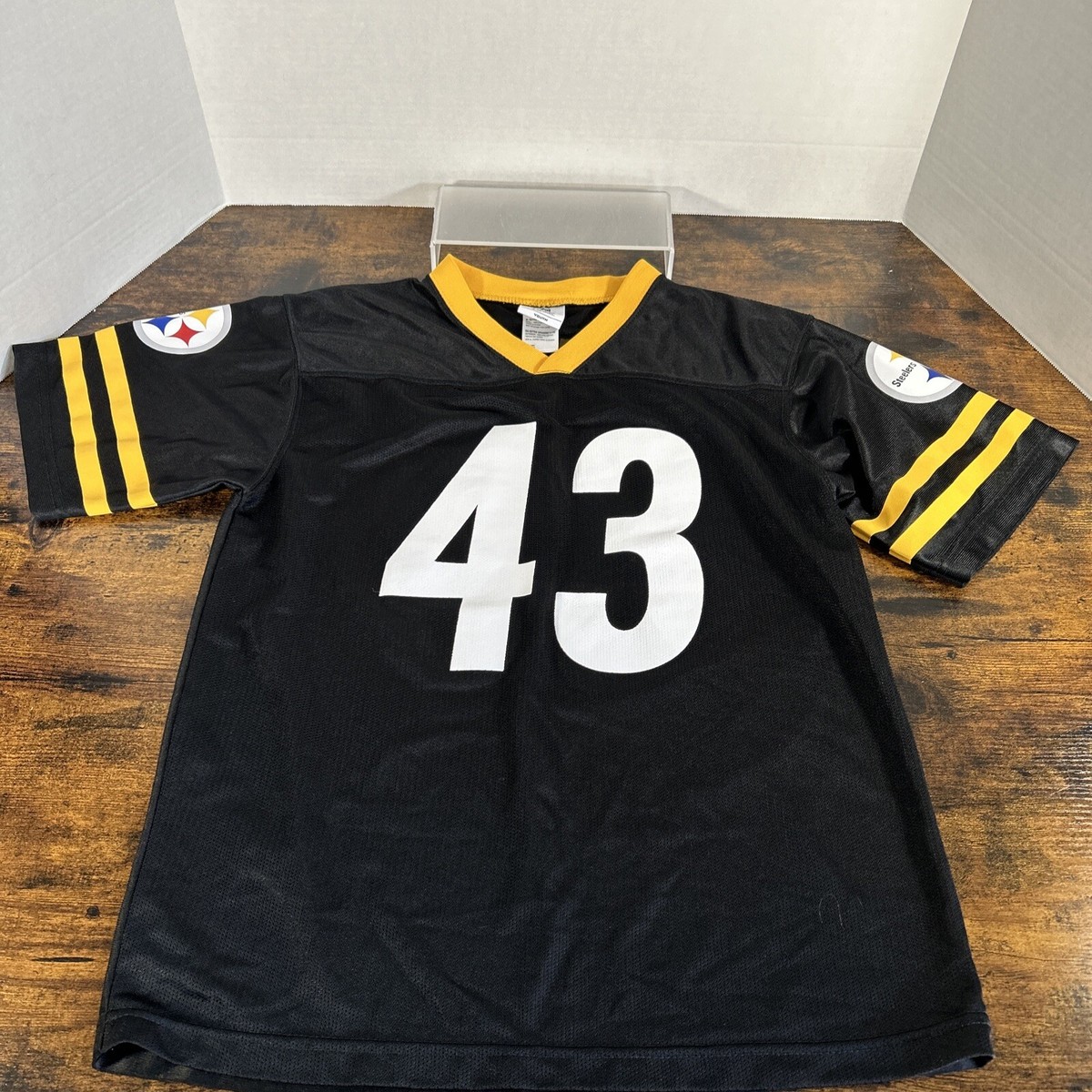 NFL Team Apparel #43 Troy Polamalu Pittsburgh Steelers Jersey