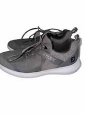 FootJoy FJ Flex 56106 Spikeless Golf Shoes Men s Size 10 Grey Mesh