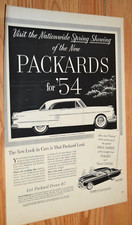 1954 Packard Pacific Original Large Vintage Advertisement Print Ad 54 1954 Packard Pacific Original Large Vintage Advertisement Print Ad 54