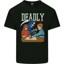Deadly Games For Kids Grim Reaper Ouija Board Mens Light Cotton T-Shirt
