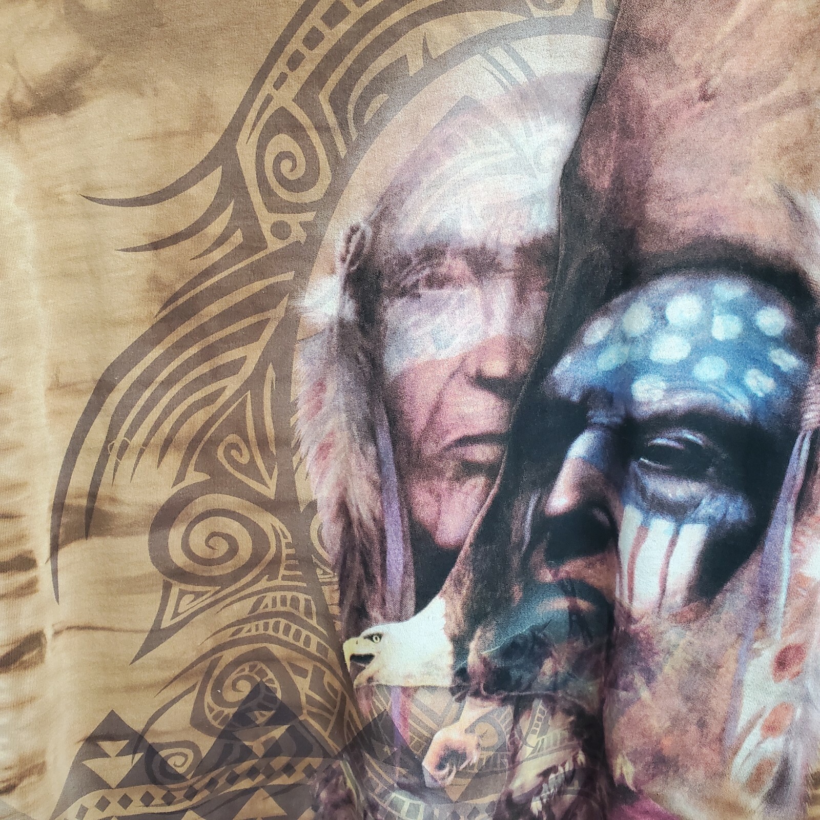 Mountain Evolution Eagle Native American Shirt Al… - image 2