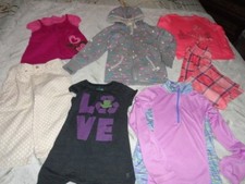 Girls 7pc Clothing Lot Tops, Jacket, PJs, Pants - Danskin, Circo SZ 6