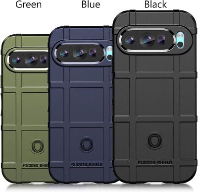 For Google Pixel 9 Pro XL 9 8 8A Case Rugged Shield TPU Shockproof Slim Cover