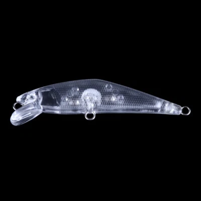 10pcs 5.2g/6.8cm Non Peint DIY Leurre Minnow Poisson Nageur Basse Truite  - Photo 1/4