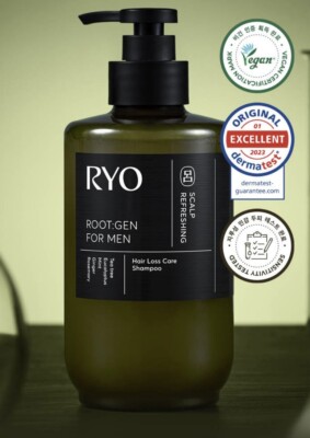 Ryo Root Gen Shampoo 515ml For Men Hair Loss Care Scalp Refreshing