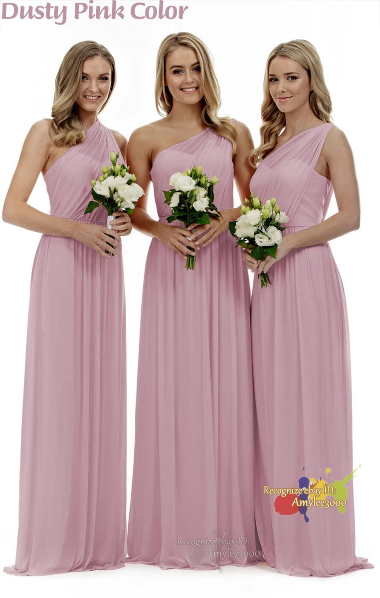 Dusty Pink Bridesmaid Dress Wedding Guest Dress Laced 