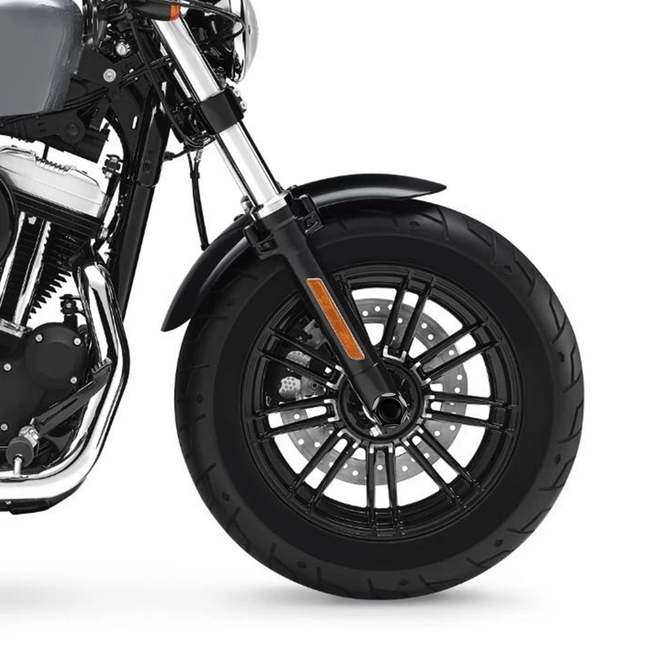 Cubierta de tuerca de tapa de eje apta para Harley Sportster XL 883 1200 2009-22 Dyna 2011-2017 Foto 3 de 4