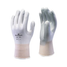 12- Showa Atlas 370W WHITE Nitrile Coated LANDSCAPING GARDENING WORK GLOVES XLRG