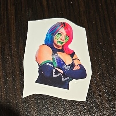 WWE ASUKA 明日華 アスカ ABEMA シール ステッカー WWE Asuka Dual Sticker Set - 2 x 15cm