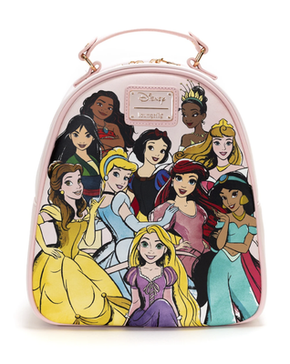 Loungefly Disney Princess Cast Perfectly Pink Mini Backpack