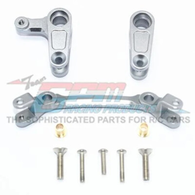 NEW GPM Racing Aluminum Steering Assembly Grey : 4X4 Granite / Big Rock Crew Cab