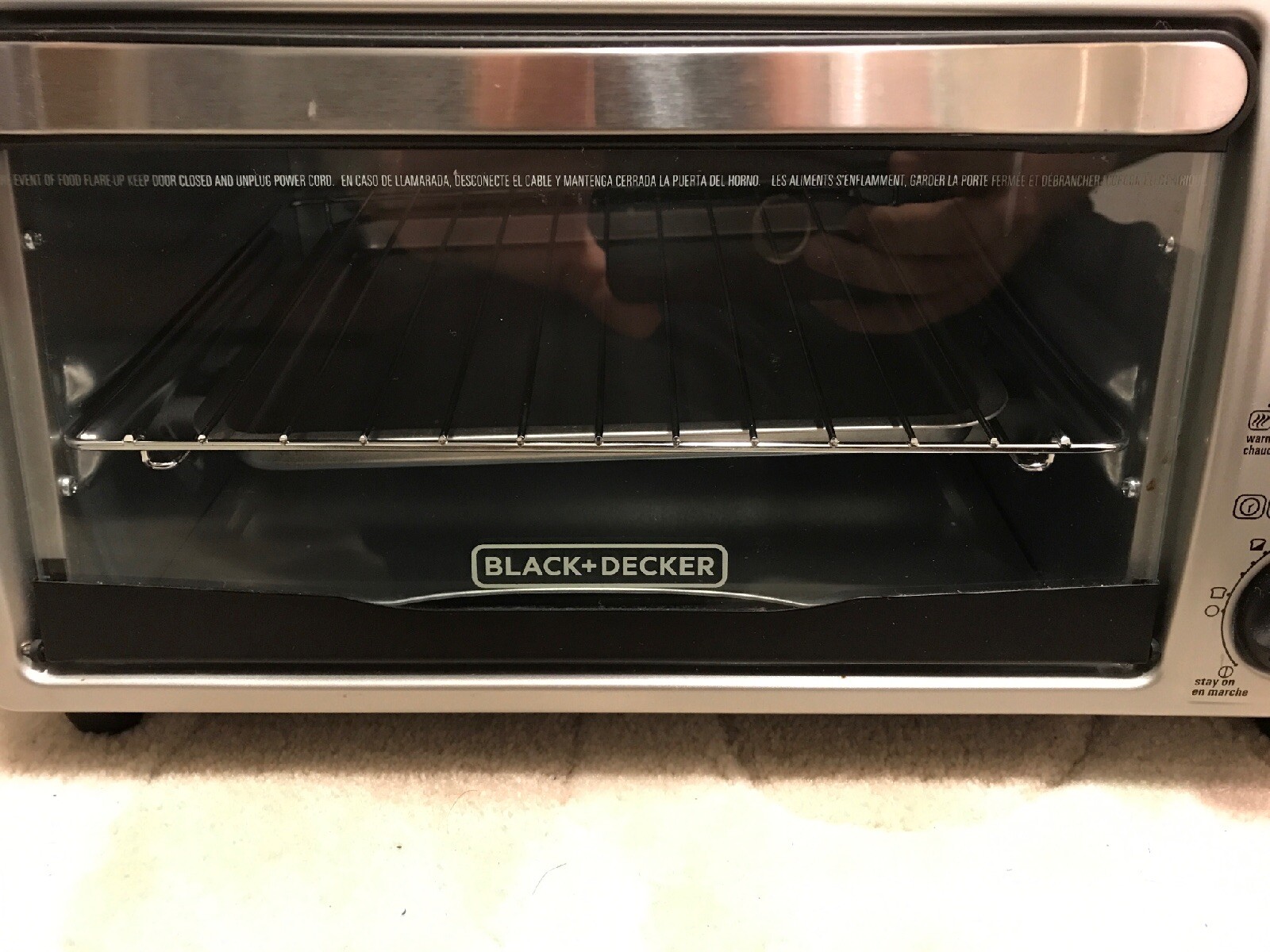 Black Decker To1373ssd 4 Slice Stainless Steel Toaster Oven