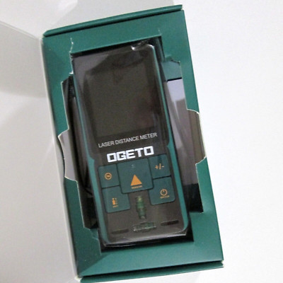 Ogeto Laser Distance Meter 50M 2 Bubble Level New In Box