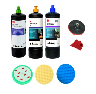Kit de Lustrage 3M New Premium 51815/80349/50383 + Pads - Photo 1/2