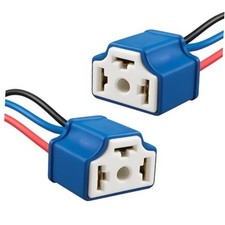 H4 HB2 9003 Car Wiring Harness Headlight Connector Plug, 16AWG Ceramic 2PCS
