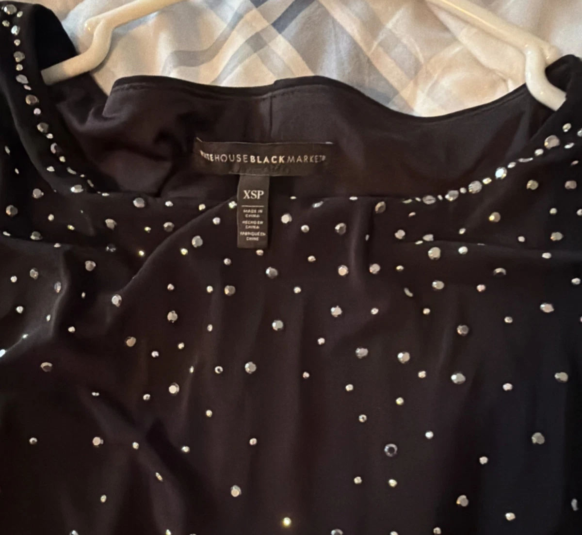 brown polka dot dress white house black market Davia Brown & White Polka Dot Midi Dress with Crescent Print, Pockets & Spaghetti Straps – Elegant & Versatile S