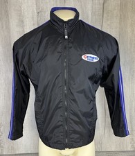 24 Hour Fitness Fila Jacket VTG 90s Full Zip Gym Windbreaker Adult / Men Size M