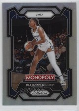 2024 Panini Prizm Monopoly WNBA Silver Prizm Diamond Miller #9 1o9g
