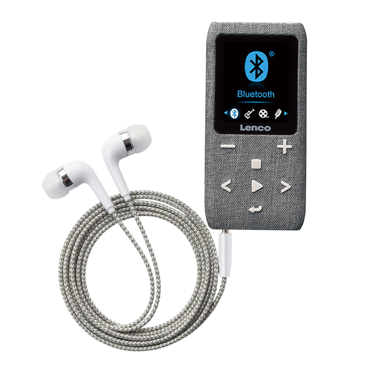 Lecteur MP3 Bluetooth pour le sport Baladeur compact 8 Go avec écouteurs pour courir