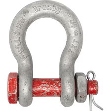 Crosby 1019515 Anchor Shackle, 9, 500 Lb, Carbon Steel