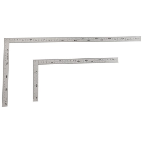 2 Pcs Drafting L Square Stainless Steel L-square Ruler Woodworking ...