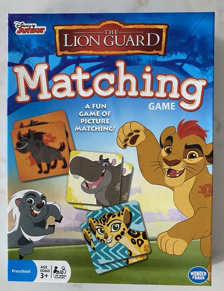Disney Lion Guard Matching Game by Wonder Forge - 2016 Ed - Complete - EUC - Image 4 of 4