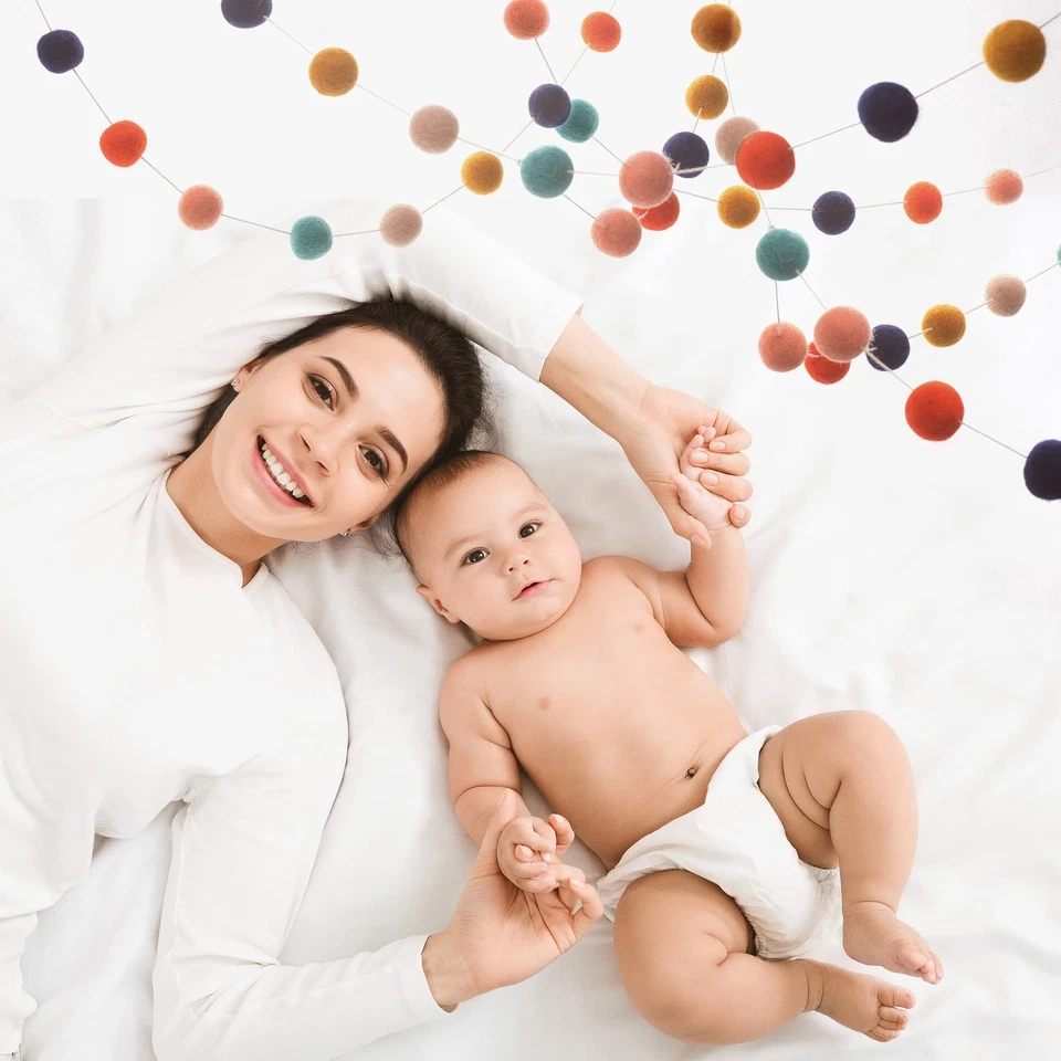 Felt Pom Pom, Felt Balls for Crafts (240 pcs) | 40 Rainbow Colors & 2 Sizes f... - Image 4 of 4