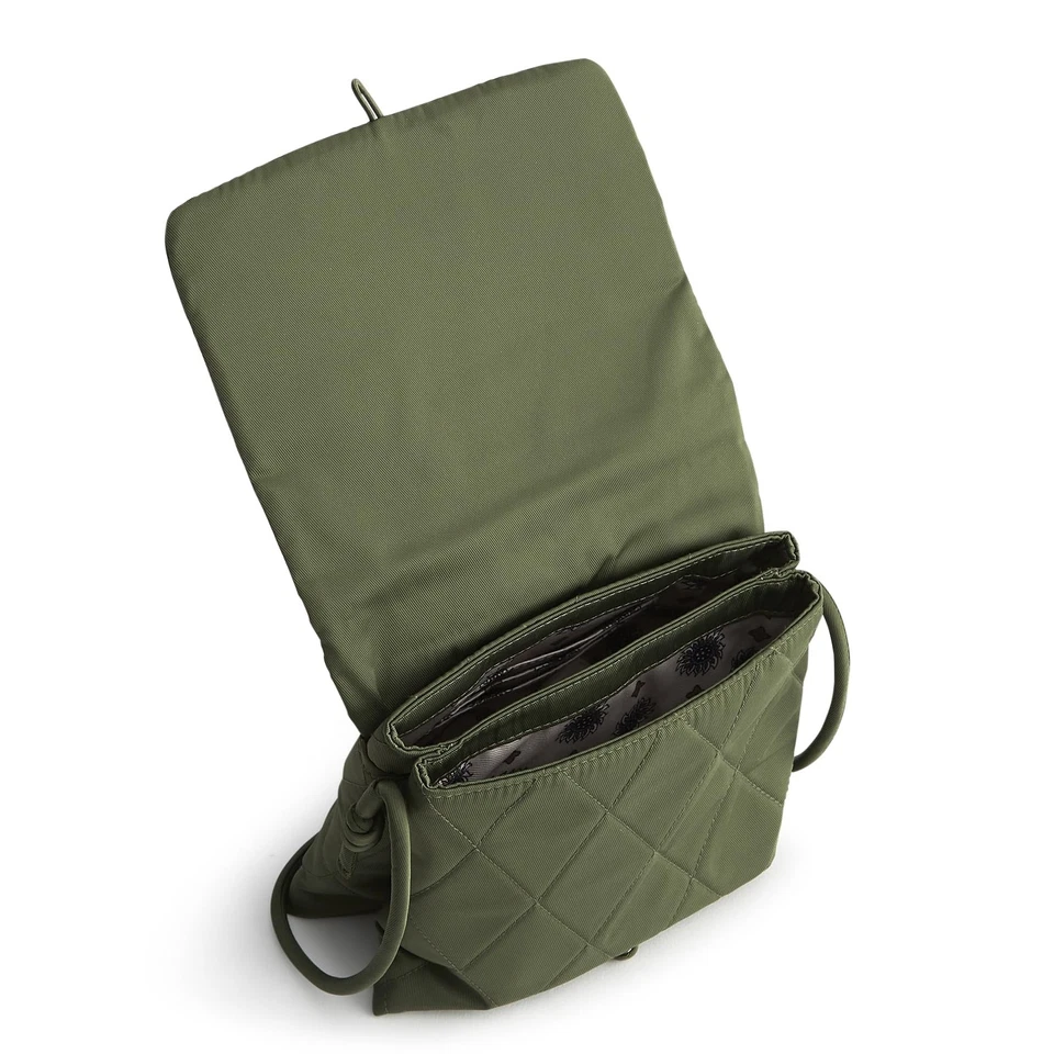 Vera Bradley Feminino Baird Hipster, Sarja Poliéster, Verde Bronze, Tamanho Único - Imagem 3 de 4