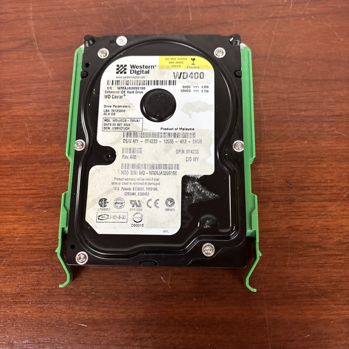 Western Digital WD400BB-75FJA1 40GB IDE/ATA-100 Hard Drive | eBay