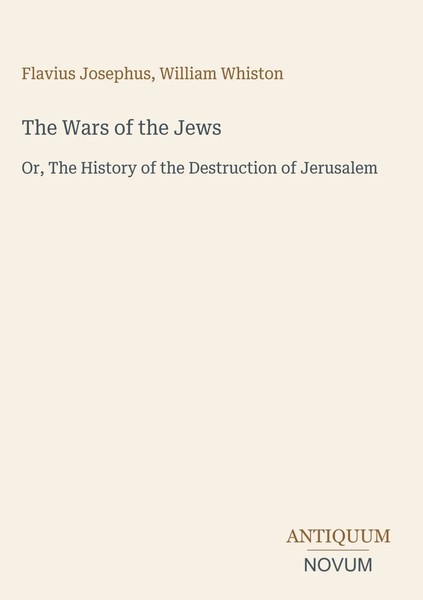 Flavius Josephus (U. A.) | The Wars Of The Jews | Buch | Englisch (2026)-image
