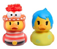 Duckalooz 2 Pack Rubber Duck - Joy Anxiety - Rubber Bath Toys