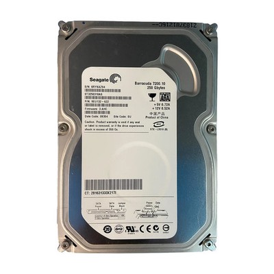 4x 250GB Seagate Barracuda 7200 ST3250310AS SATA HDD 3,5'' - SMART geprüft