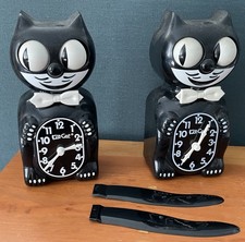 TWO Kit Cat Klock Clock Model B2 - Parts or R...