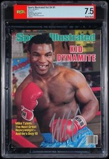 Jan 6 1986 Sports Illustrated Autographed 1st Mike Tyson Cover PSA 8.5