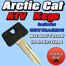 Arctic Cat ATV spare replacement keys Cut by Code key codes D39810-D59597