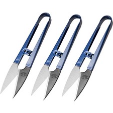 Sewing Scissors 3-Piece Set High-Carbon Steel Thread, Yarn, Embroidery Clip...