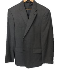 Jos. A. Bank Blazer Men's 42 R Gray Wool Signature Gold Notch Lapel Suit Jacket