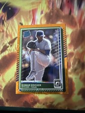 2025 Panini Donruss Optic Rated Rookie Gold Squares Prizm- Kumar Rocker #18
