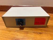 Vintage 4 Way Data Transfer Switch Box Computer Printer A B C D - FREE SHIP