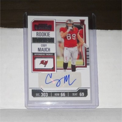 2023 Panini Rookie Cody Mauch Auto TB Buccaneers