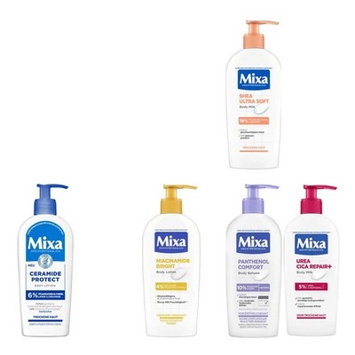 5tlg. Set | Mixa Hochverträglich Body Milk Lotion Serum Creme | Alle Hauttypen