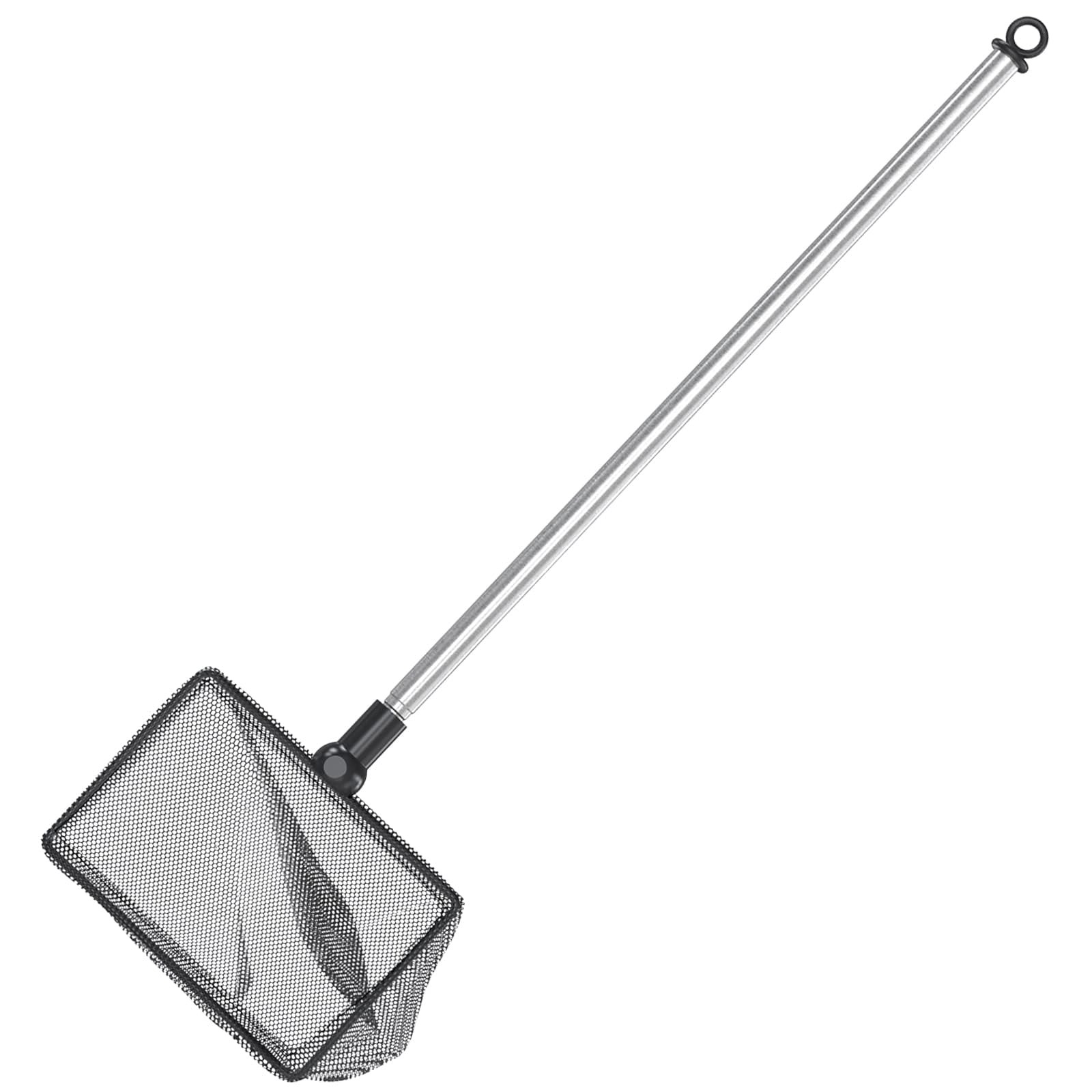 4 Inch Fishing Net With Telescopic Handle Fine Nylon Mesh For Aquariums And