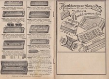 Hand harmonicas - accordions - concertinas - zithers