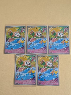 Rowlet 043 Holo Promo ME: Mega Evolution Promo Pokemon Near Mint x5