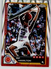 Rip Hamilton 2025 Topps Chrome McDonald's All American RayWave 81 UConn