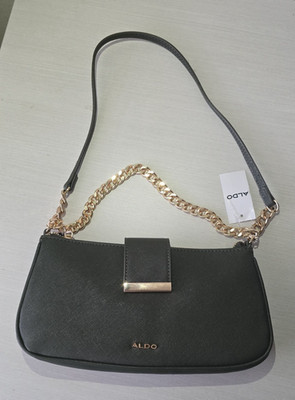 Aldo dark olive green with gold hardware