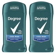 2 PACK MEN ANTIPERSPIRANT DEODORANT DEGREE STICK SPORT 48 HOUR PROTECTION 2.7 oz