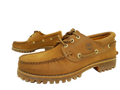 Timberland Authentic 3-EYE Lug Handsewn Classic Boat Shoes Men's Shoes Size 46