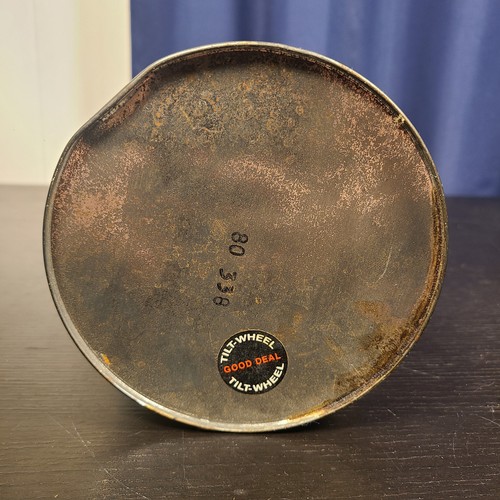 VTG 1980 Cracker Jack 8" Tin Canister Replica of Early 1900s Original Packaging - Picture 6 of 7
